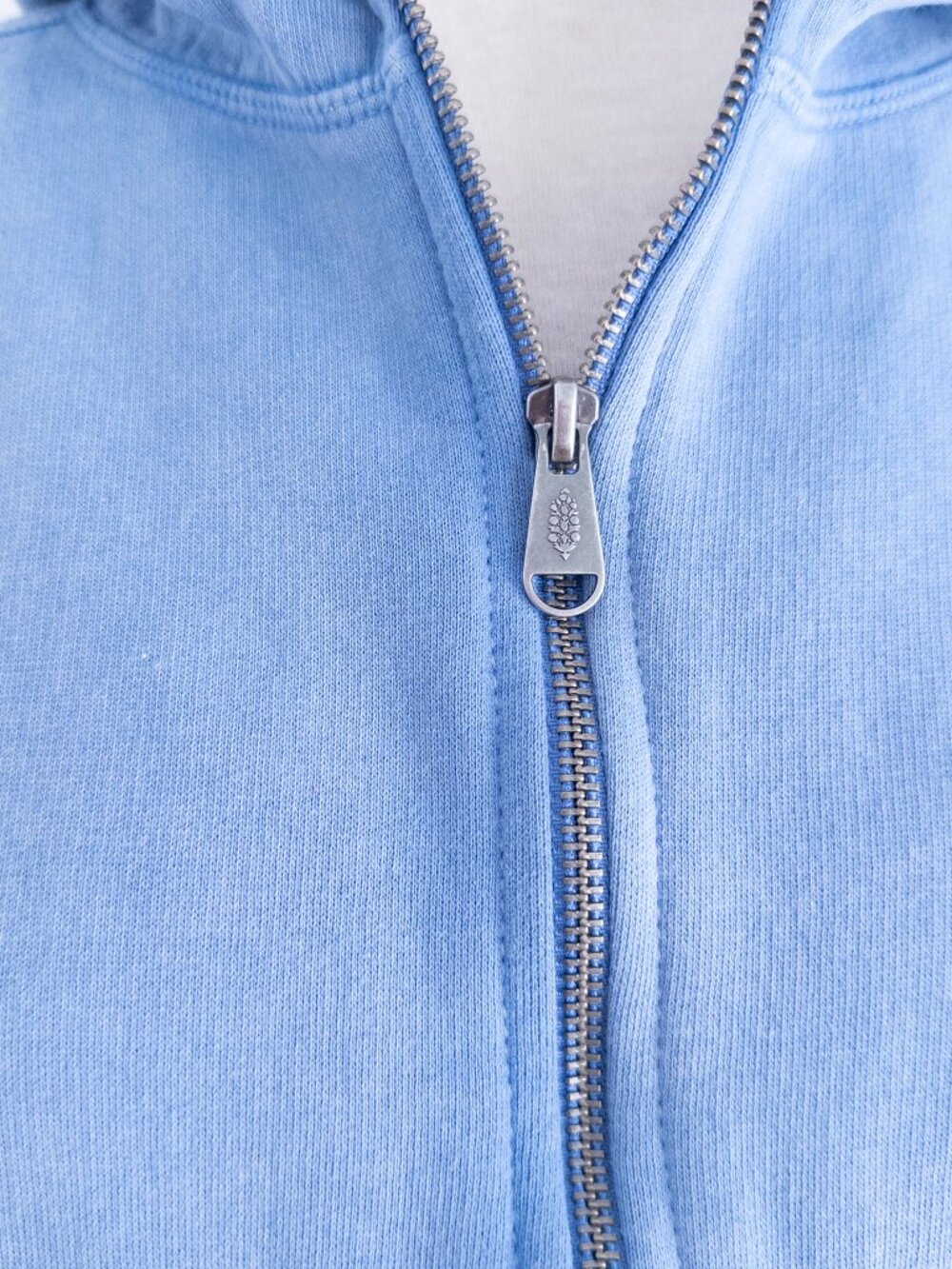 Free People FP Movement Zip Up Hoodie Cropped Oversize Size XS/SM Dusk Blue - Picture 6 of 11
